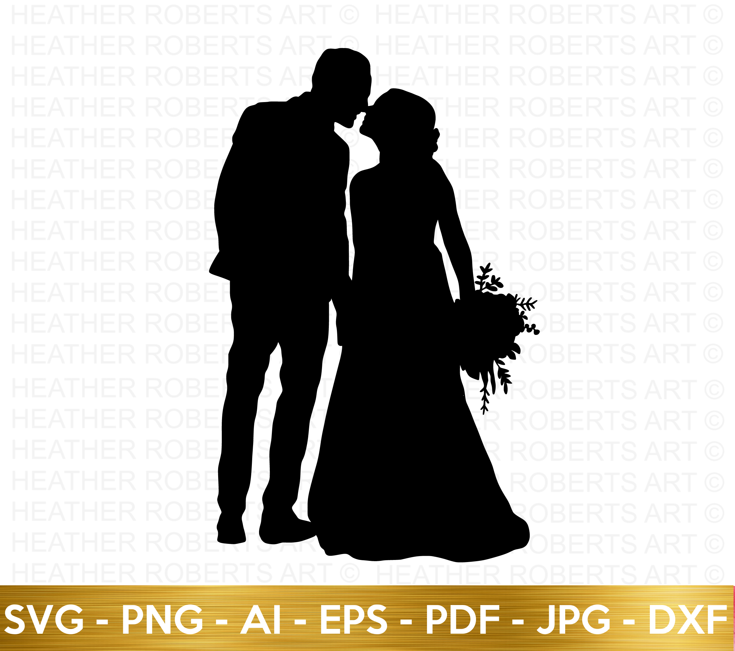 Wedding Silhouette SVG