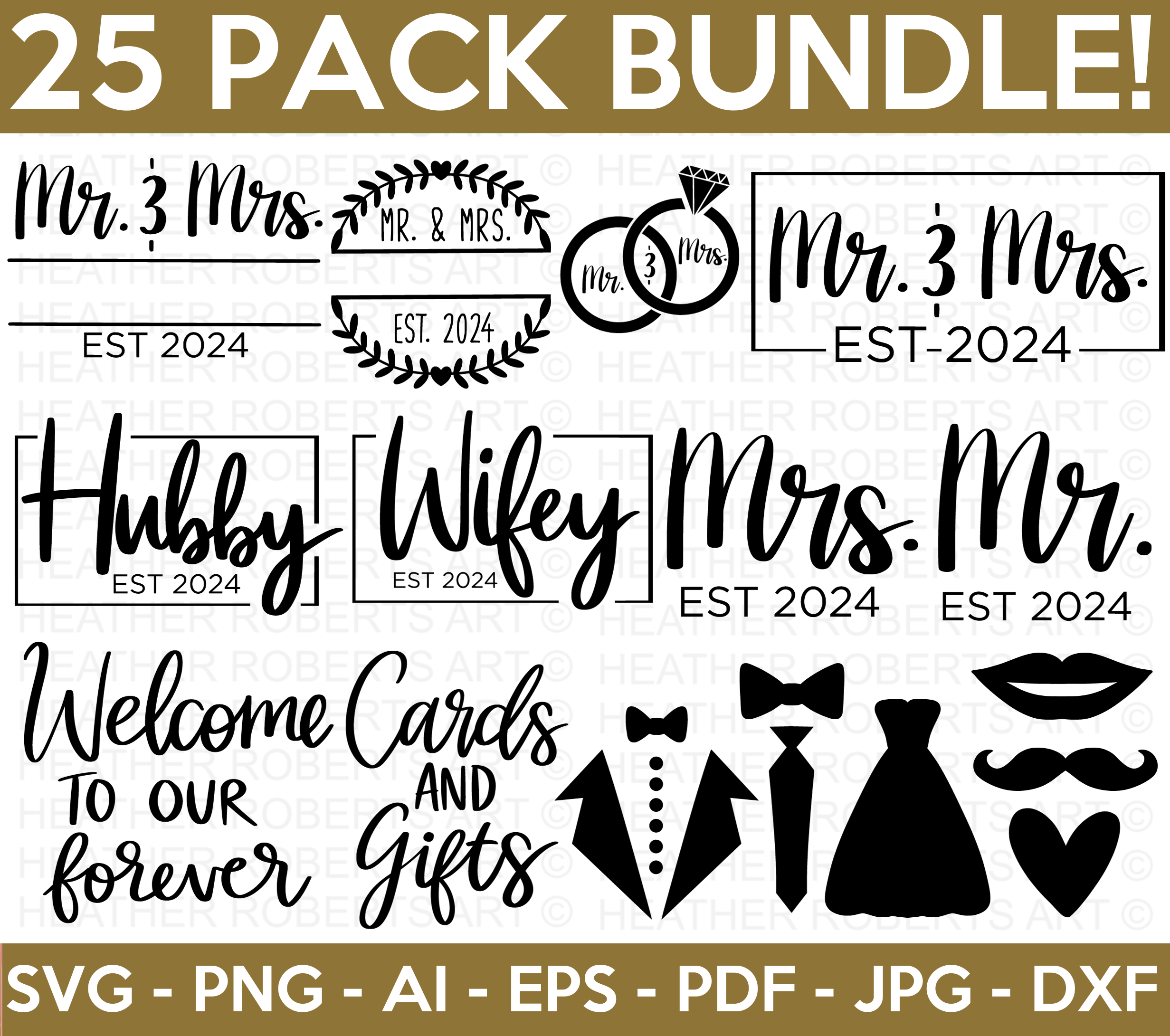Wedding SVG Bundle