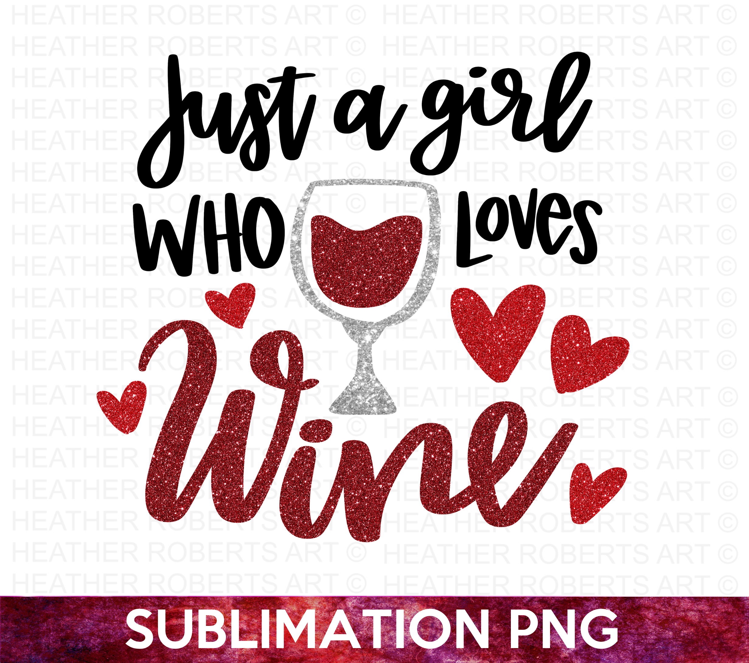 Wine Sublimation PNG